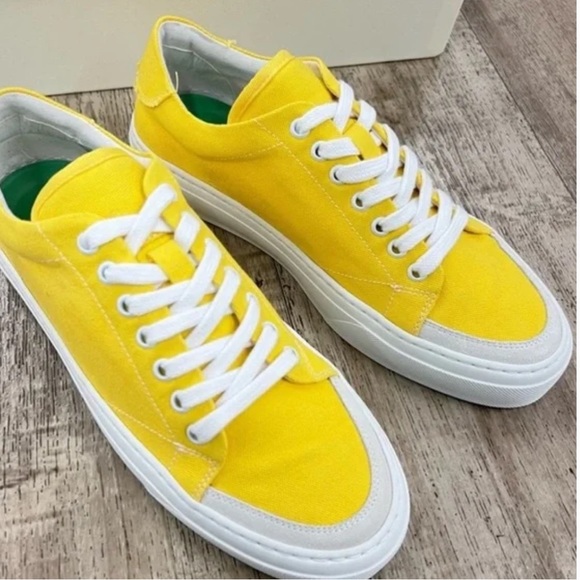 - NWT $645 John ElliottMen's Yellow Sneakers size 42 - Picture 4 of 15